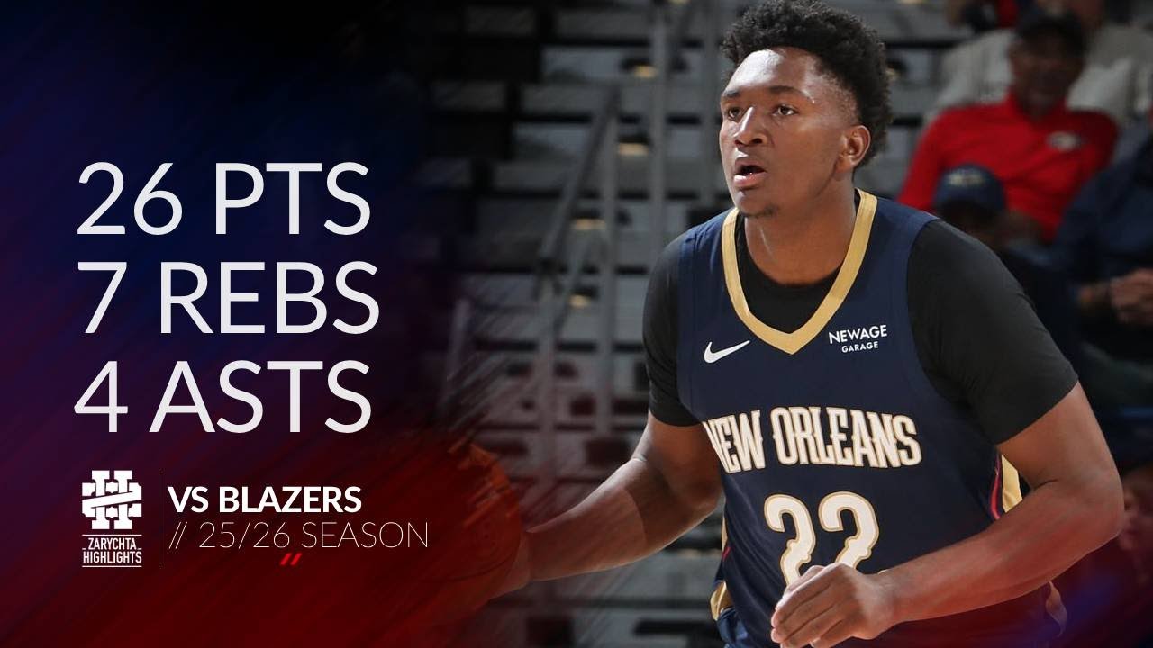 Дерик Куин 26 очков 7 подборов 4 передачи против «Блэйзерс» в сезоне 25/26