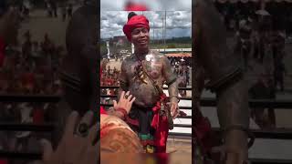 Pangalangok Jilah Menyanyikan lagu Doleng Dona do | Naik Dango ke-XXXVIII, Ngabang, Kalimantan Barat