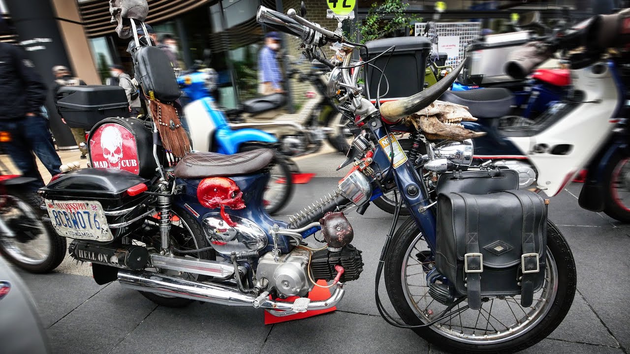 HONDA Super Cub Custom Bike ラットなスーパーカブ - YouTube HONDA Super Cub Custom Bike ラットなスーパーカブ - YouTube