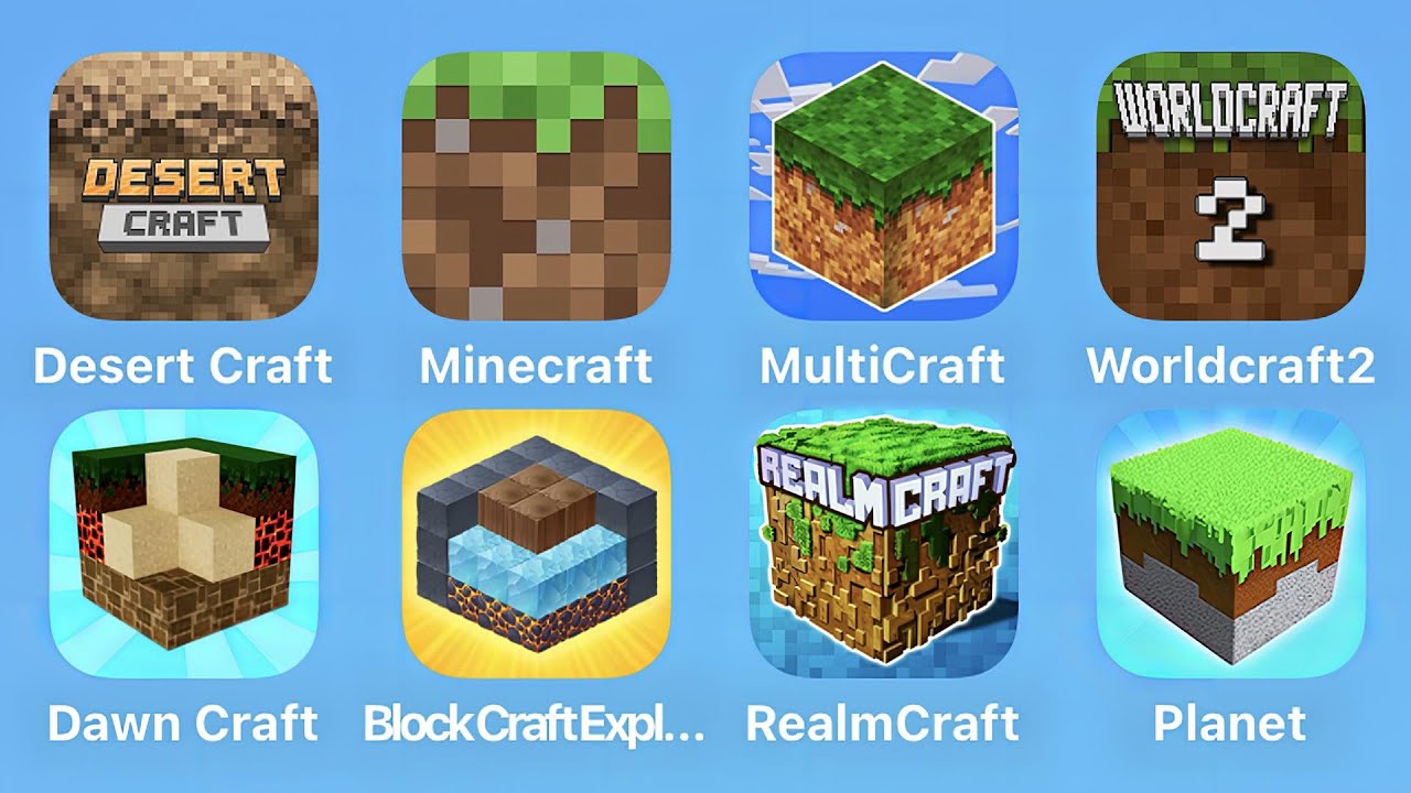 Desert Craft, Minecraft, MultiCraft, Worldcraft 2, Dawn Craft, Block ...