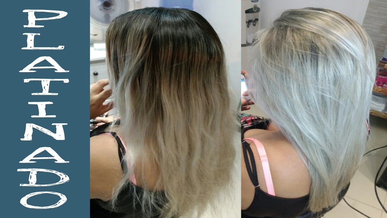 Como platinar o cabelo ! - YouTube
