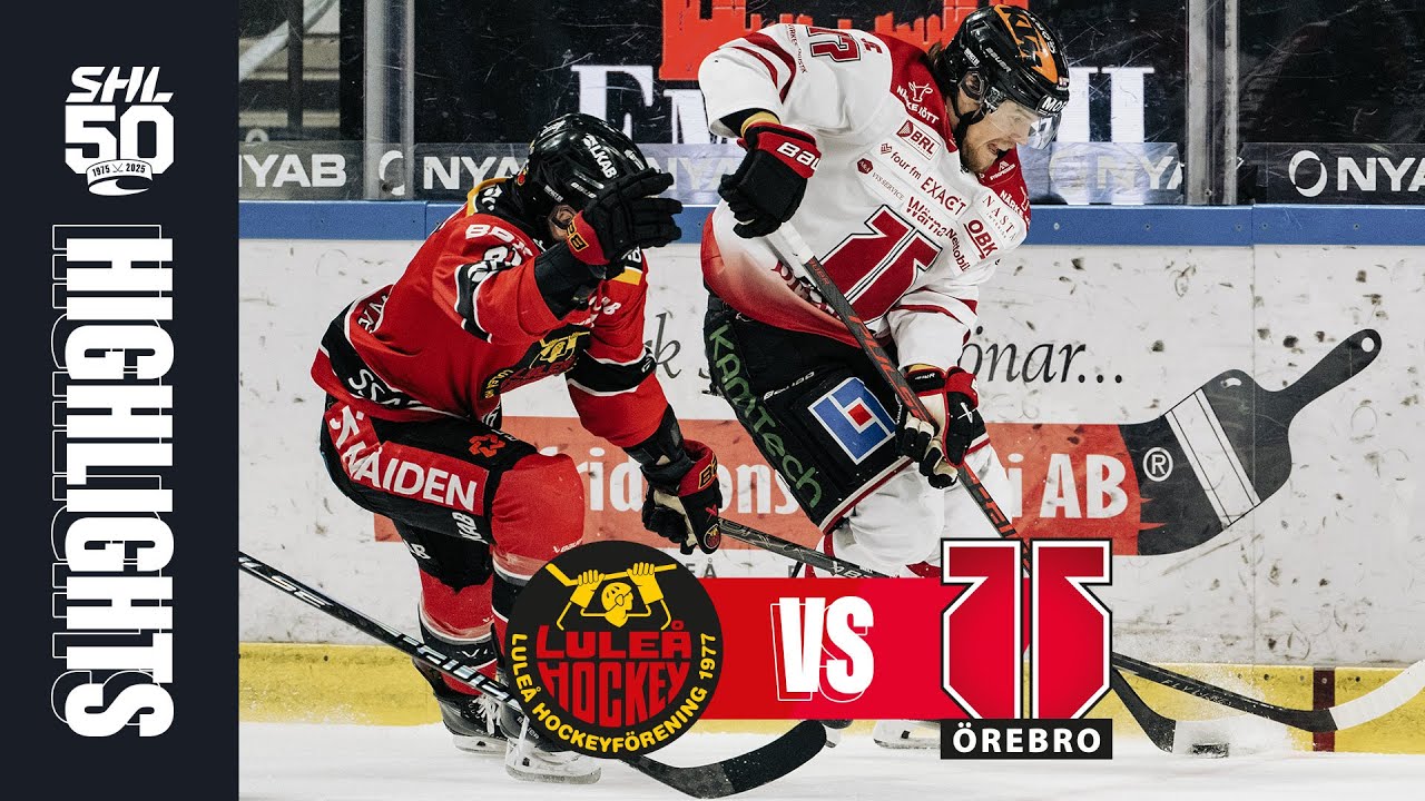 Luleå vs Örebro | 15 jan 2026 | Highlights