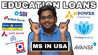 Education Loans || Banks Vs Private Finances || తెలుగు  || MS IN USA 🇺🇸