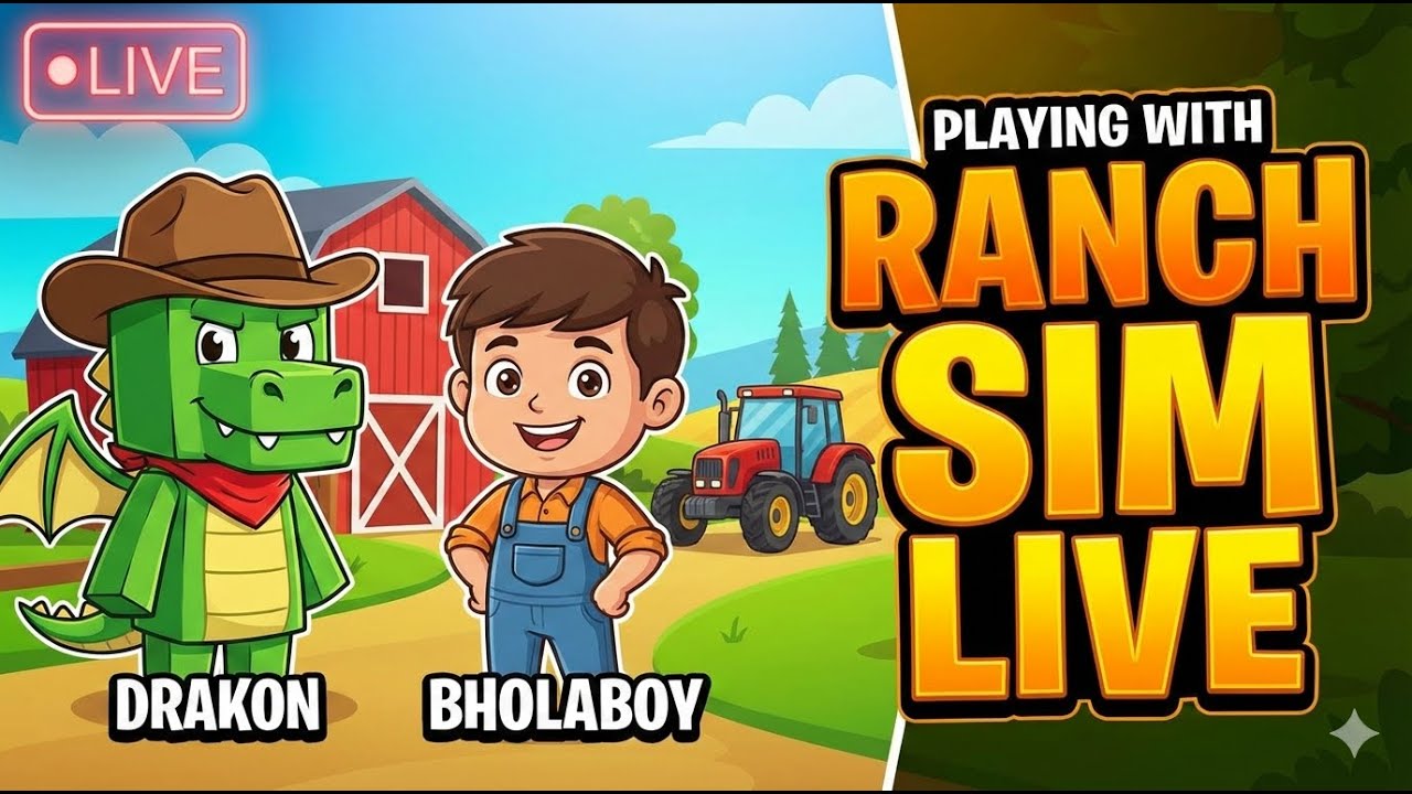 Building our Empire in Ranch Simulator (LIVE) PART 2 : Valorant BP giveaway to sub later new act