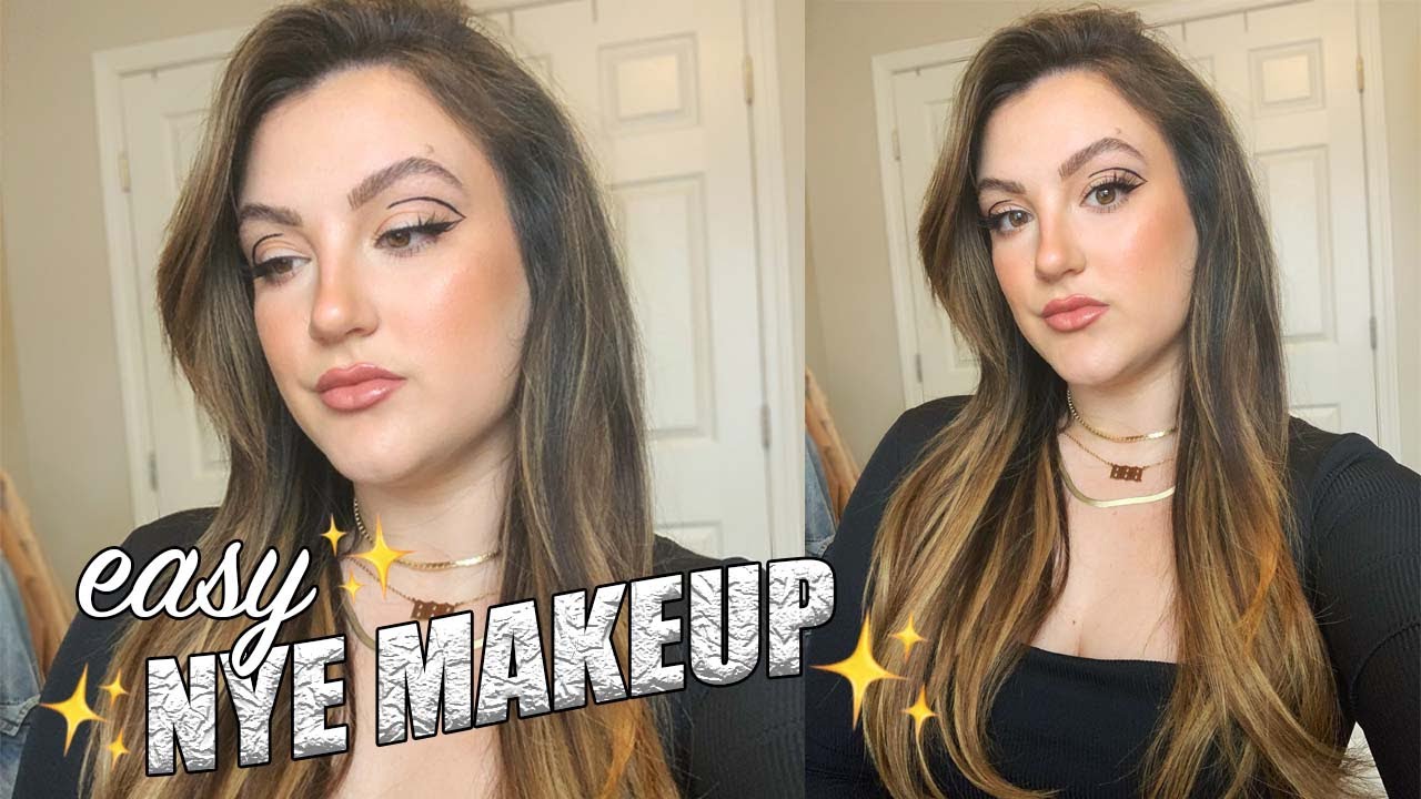 Super Easy NYE Glam 🌟 ft. Graphic Liner I Loren Goldman