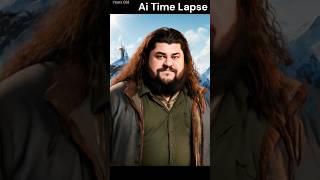 Rubeus Hagrid Inspired Hypothetical AI time-lapse #shorts #harrypotter