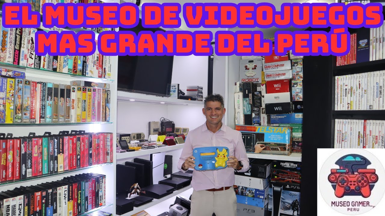 HOY VISITAMOS EL MUSEO DE VIDEOJUEGOS MAS GRANDE DEL PERÚ