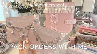 Famous asmr pack orders with me! No talking, no  music |small business diaries | Wealth
