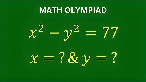 Avery nice math olympiad problem | Find the value of x and y |Algebra