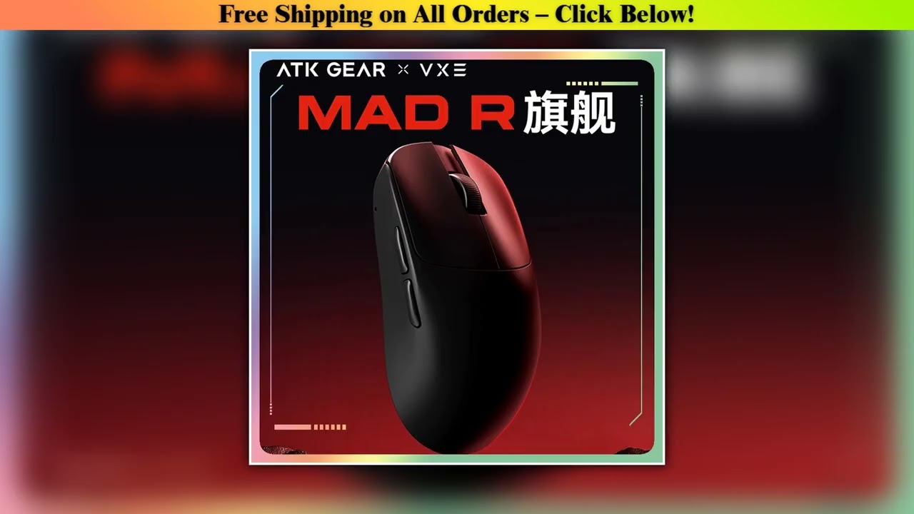 Atk Vxe Vgn Mad R Major Ultra-Lightweight Wireless Mouse Ergonomic Game Dual-Mode Esports Office