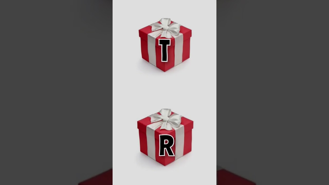 Choose your gift 🤔 💯 T or R 