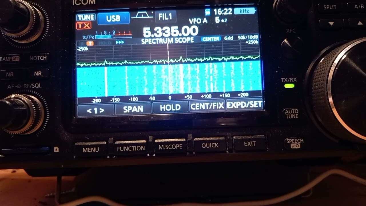 60m ragchewing IC-7300 and 90' random wire