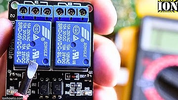 Relay Test with 9V battery and multimeter