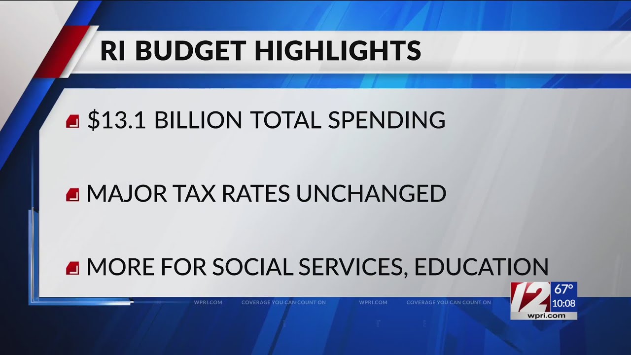 RI lawmakers unveil $13.1 billion state budget