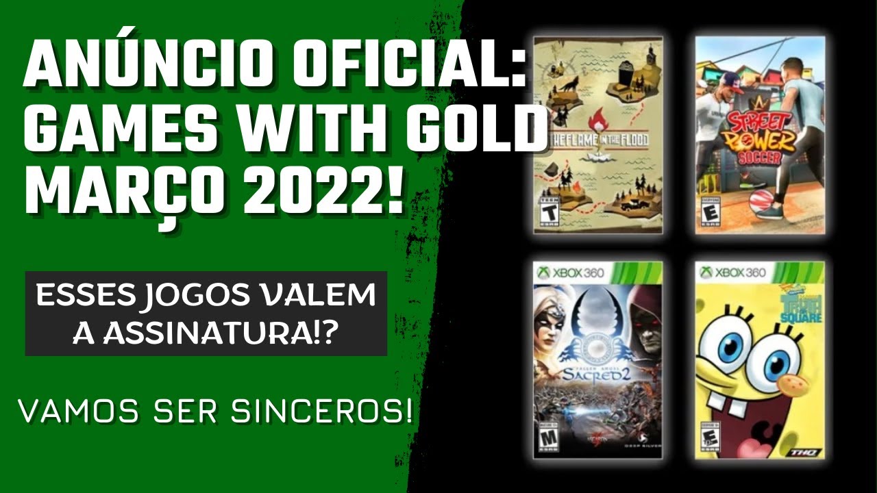 Novos Games with Gold para março de 2022 - Xbox Wire em Português