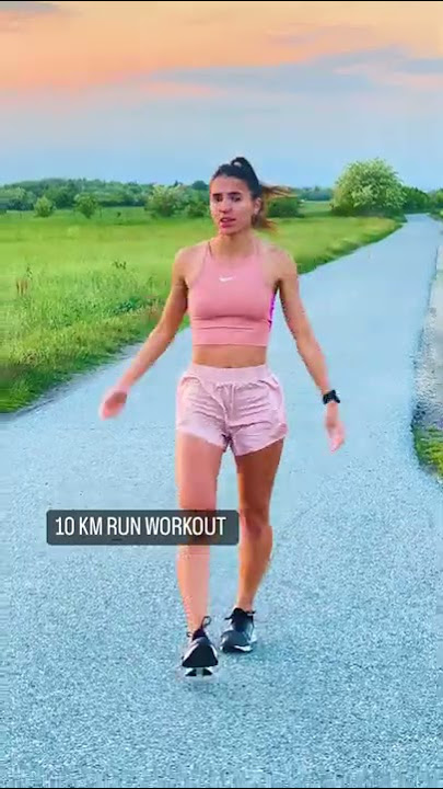 10 KM RUN WORKOUT 💪🏃🏻‍♀️