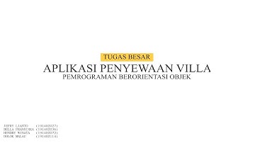 TUGAS BESAR PEMROGRAMAN BERORIENTASI OBJEK