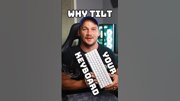 Why some gamers tilt their keyboards #pcgaming #gaming #keyboard