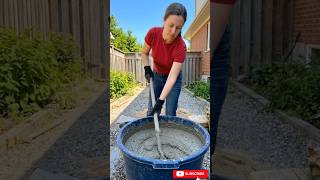 DIY Cement Planter Makeover 😍 Yellow Snake Plant Pot Transformation 🌿 #shorts