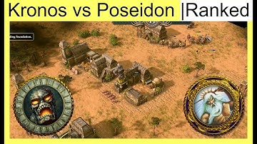 Kronos vs Poseidon | 1v1 Ranked | Age of Mythology