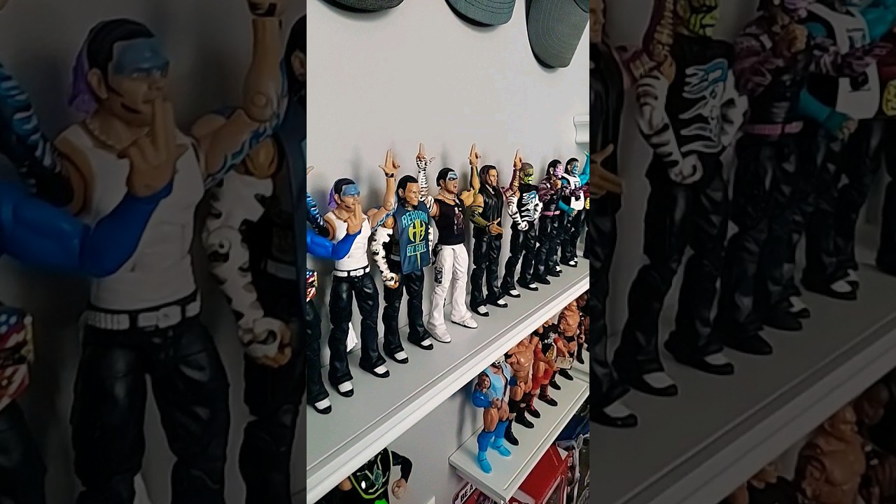 WWE Mattel Elite and Ultimate Jeff Hardy collection!