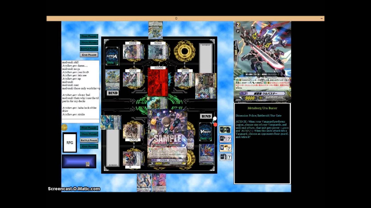 Cardfight Viktor vs. Sin Buster