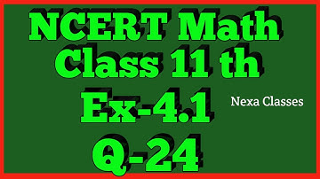Chapter 4 Ex 4.1 q24 Principle Of Mathematical Induction  Class 11 (NCERT MATHS)