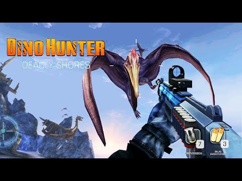 CAZANDO DINOSAURIOS VOLADORES PTEROSAURIOS Y VELOCIRAPTORES DINO HUNTER Deadly Shores