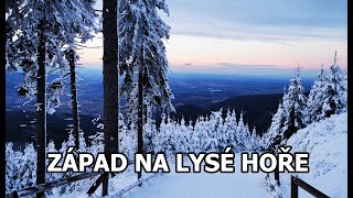 05 - Západ slunce na Lysé hoře