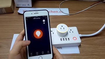 Eachen Smart Wifi RGB Plug-US Using Tuya Smart Life App