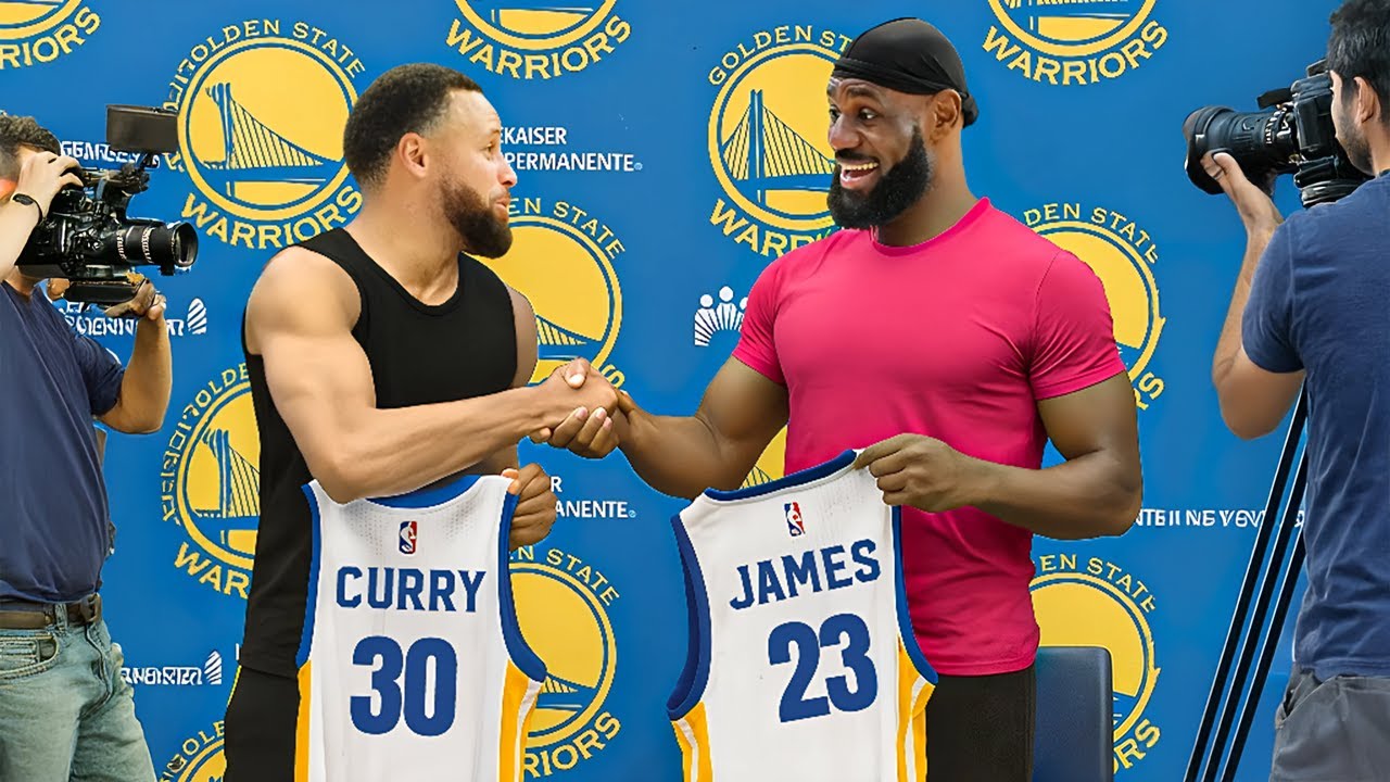 Stephen Curry Congratulates LeBron James After He Joins The Golden ...