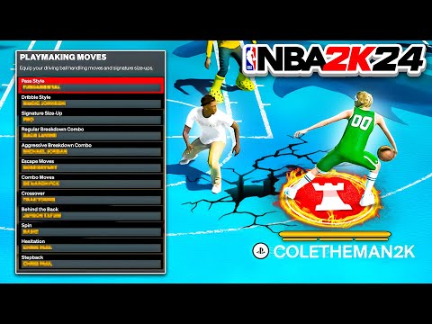 BEST DRIBBLE MOVES in NBA 2K24 - FASTEST DRIBBLE SIGS FOR EVERY BUILD - BEST SIGS TO BREAK ANKLES!