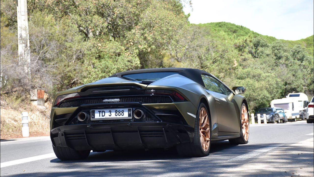 Carspotting route des plages à St Tropez !!