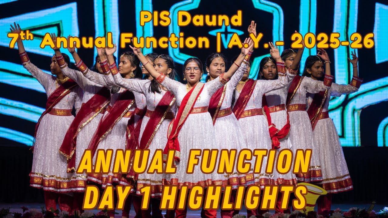 More Glimpses from Day 1 | 7th Annual Function | PIS Daund | AY 2025–26