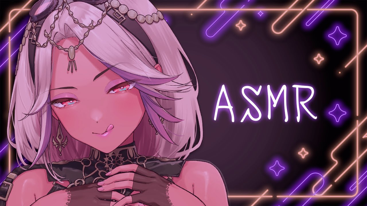 【ASMR / KU100】グリグリ耳かきと、耳元で落ち着く低音女性ボイスを【千夜イチヤ / Vtuber】