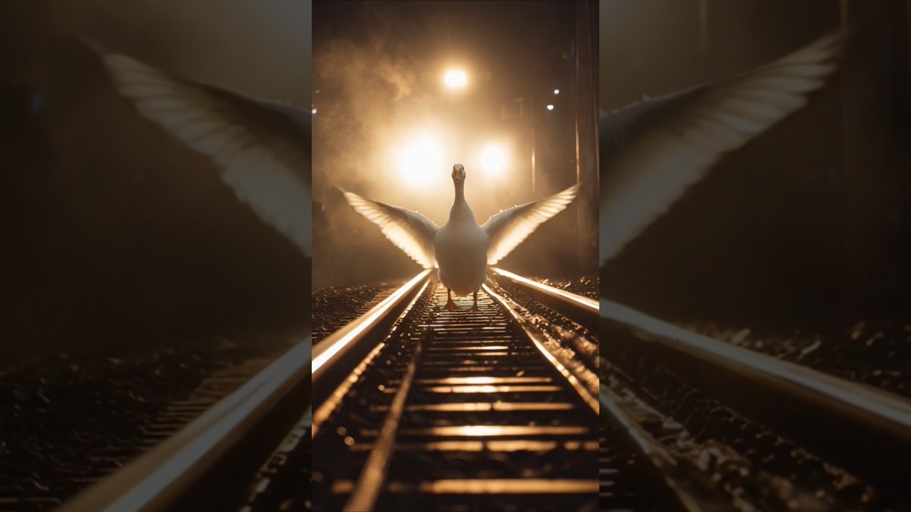 बतख ने रोक ली ट्रेन