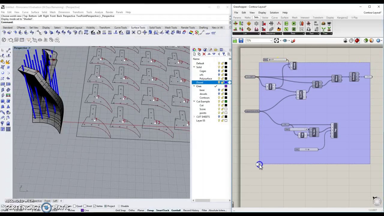 Layout Lasercut Sheets with Grasshopper