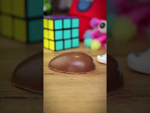 Mini hypebast finger sneakers smash some chocolate & Heels crack and egg #asmr #foot #food