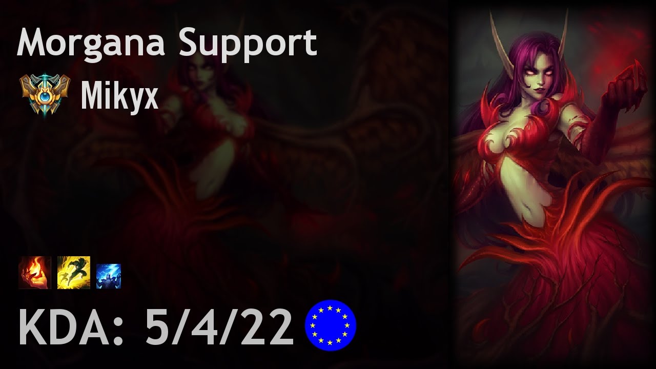 Morgana Support vs Thresh - Mikyx - EUW Challenger Patch 6.24