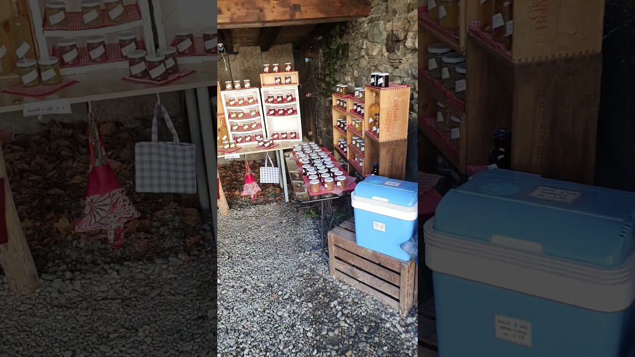 Self service and self payment checkout shop „Orto Mio“ near Tenero, Switzerland.