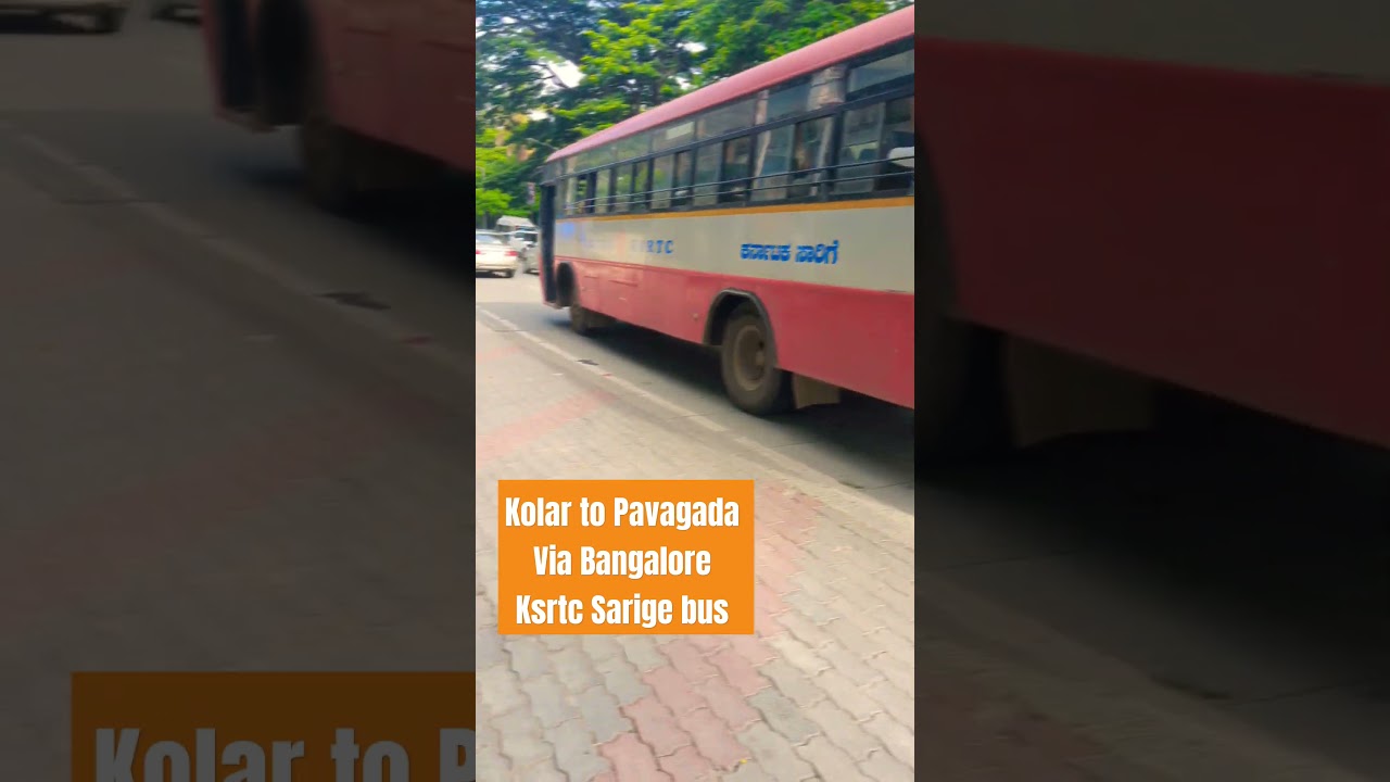 Kolar to Pavagada Ksrtc Sarige bus