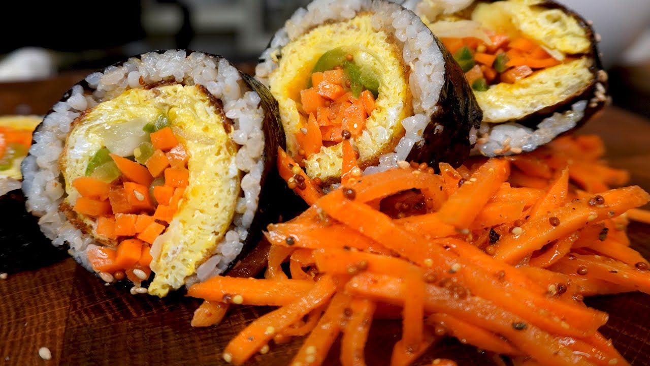 당근 라페 김밥