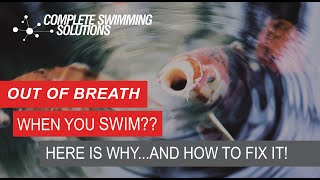 Coach Robb: Out of Breath When You Swim? Here is Why....and How to Fix It!