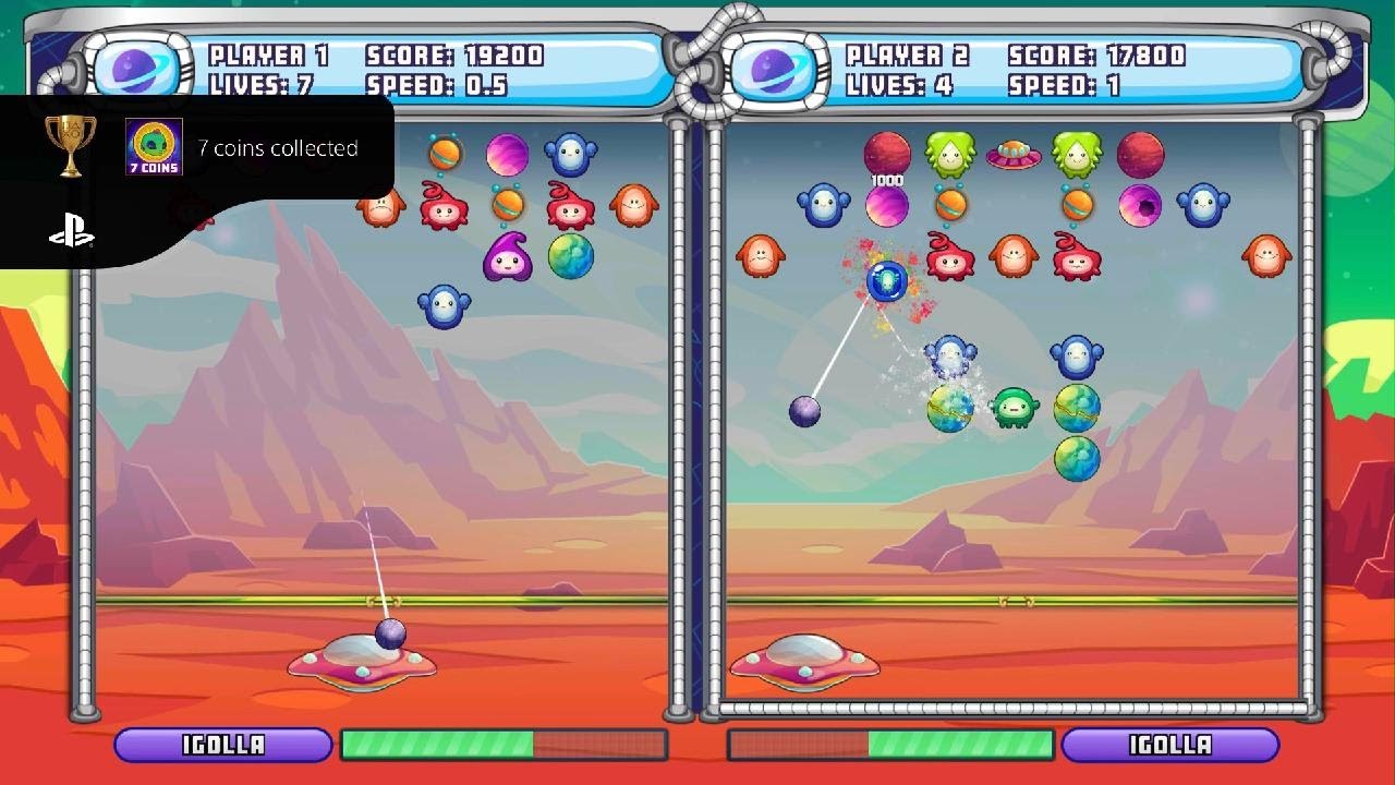 Space Break: Head to Head ~ 7 coins collected Trophy
