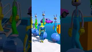 Gta V Epic Colourfull Spunch Bob Ragdoll