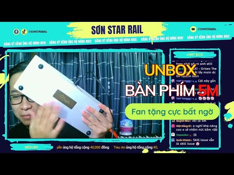 Sơn Star Rail Bất Ngờ Khi Được 1 Bạn Fan Gửi Tặng Bàn Phím 5M Dẫn Điện Cực Tốt (Unbox Bất Ổn)