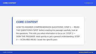 JSS 1 English Language - Comprehension: Reading for Main Ideas | Nigerian Curriculum screenshot 1