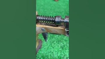 Handcraft a New style Trigger mechanism # Craft Idea # DIY # Simple but sturdy