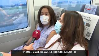 Renfe estrena el AVE entre Burgos y Madrid con cerca de 32.000 billetes vendidos en todo el corredor