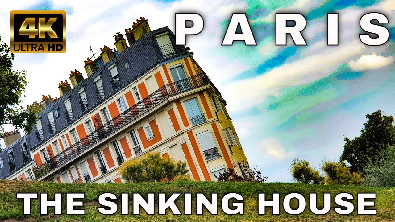 🇫🇷Paris, France 4K Summer Walk Montmartre The Sinking House YouTube